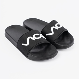 Shelvt Flip -flip -flops cu inscripția negru 1
