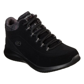 Skechers ultra flex doar pantofi chill în 12918-bbk negru 1