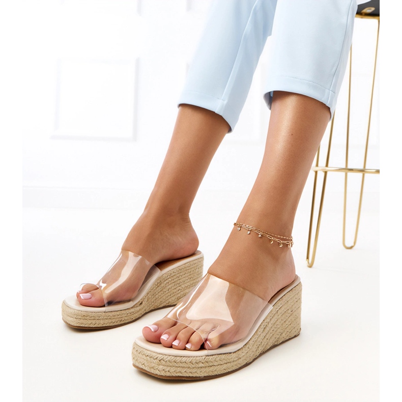Espadrilles transparent flip -flops Felicity incolor 1