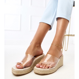 Espadrilles transparent flip -flops Felicity incolor 2