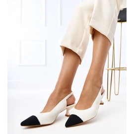 Pompe de material cu fundație joasă albă Cassie 2 Pompe de material cu fundație joasă albă Cassie 2