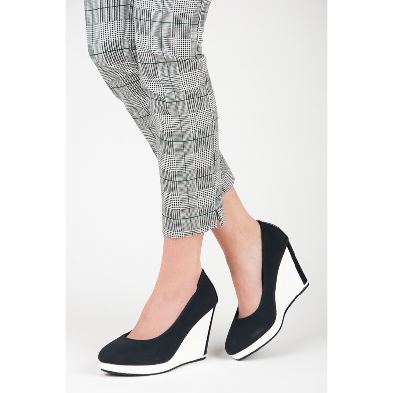 Vices Pompe cu pană bleumarin albastru 1