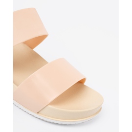 SHELOVET Papuci bej confortabili 1 SHELOVET Papuci bej confortabili 1