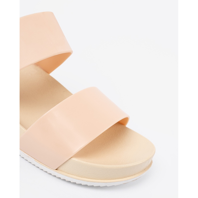 SHELOVET Papuci bej confortabili 1 SHELOVET Papuci bej confortabili 1