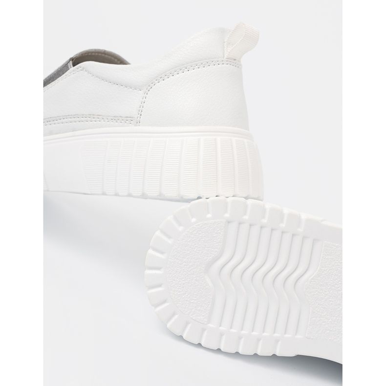 Sergio Leone Pantofi pentru femei albi Openwork pe platformă 1