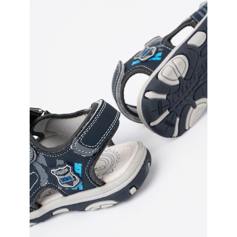 Shelvt Sandale pentru copii albastre bleumarin 1