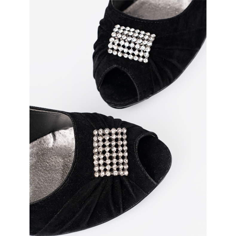 Shelvt Pompe negre cu degetele deschise negru 1