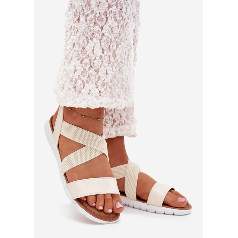 Boto Sandalele clasice pentru femei a alunecat Beige Norina bej 1