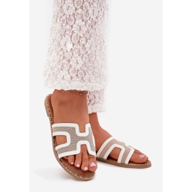 Boto Flip -Flip Flip Femel -Flat Flat alb 1