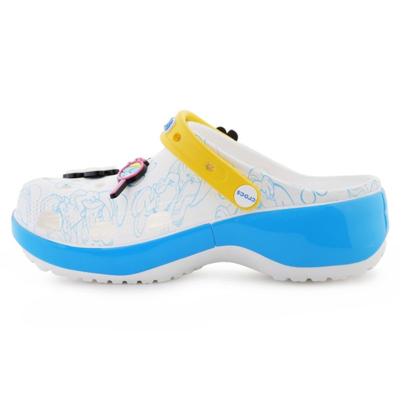 Platforma Smurfs pentru femei CROCS pentru femei CLOG 210822-90H alb 4
