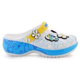 Platforma Smurfs pentru femei CROCS pentru femei CLOG 210822-90H alb 8