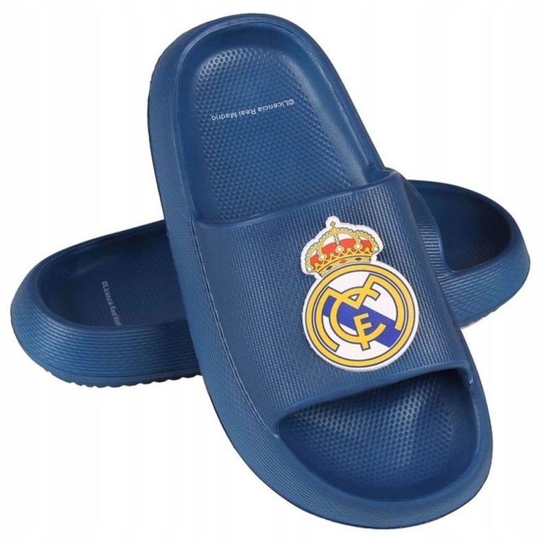 Real Madryt Real Madrid Beach Pool Flip Flops Eva Jr 2300006820N FLIP -FLOPS albastru 2