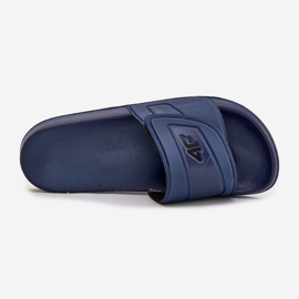 Flip-flops pentru bărbați cu Velcro 4FMM00FFLIM091-31S BLUE NAVY albastru 1