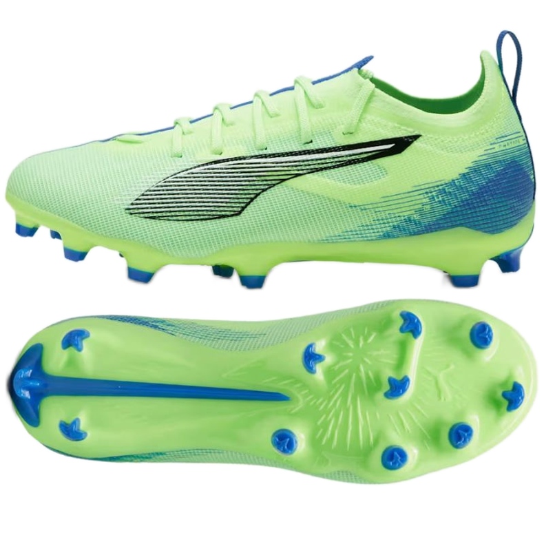 PUMA ULTRA 5 PRO FG/AG JR 107693-03 Pantofi de fotbal verde 1