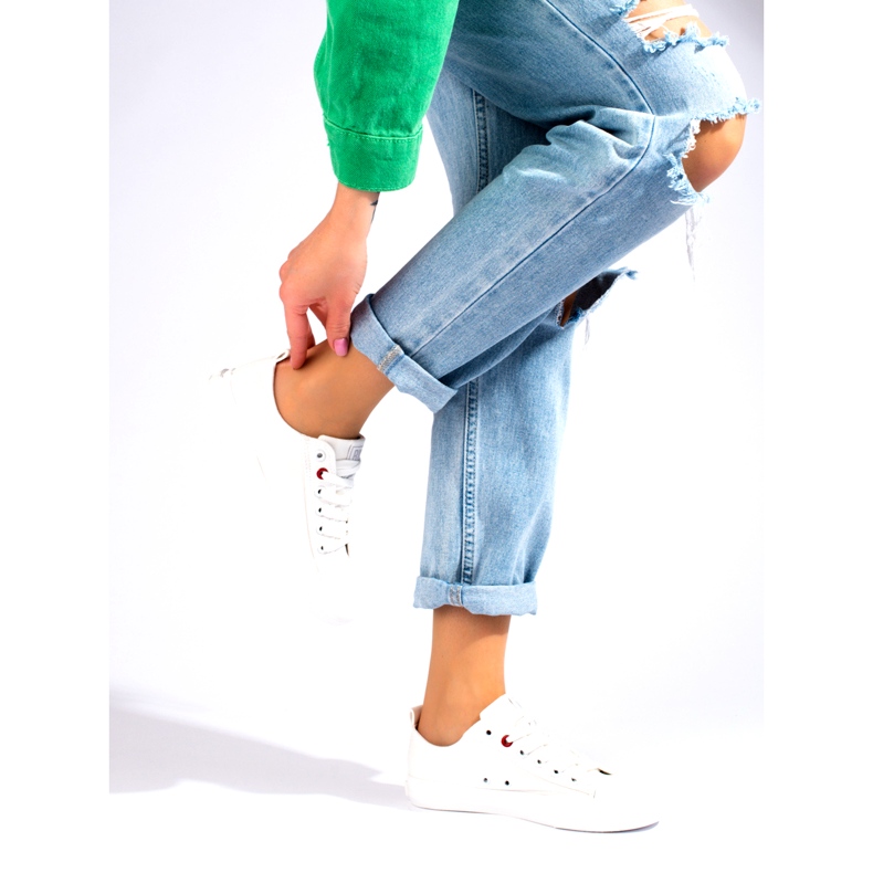 Big Star Star Big JJ274001 Adidaje scăzute pentru femei alb 2