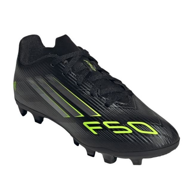 Adidas F50 Club FG/MG JR JI0028 Pantofi de fotbal negru 1