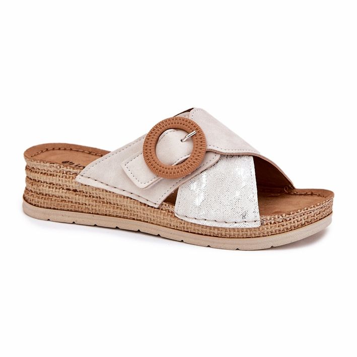 Panouri pentru femei cu un decorativ Inblu RV000012 Clemă de prindere bej 3 Panouri pentru femei cu un decorativ Inblu RV000012 Clemă de prindere bej 3