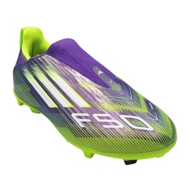 Adidas F50 League LL FG/MG JR JH7743 Pantofi de fotbal violet 2