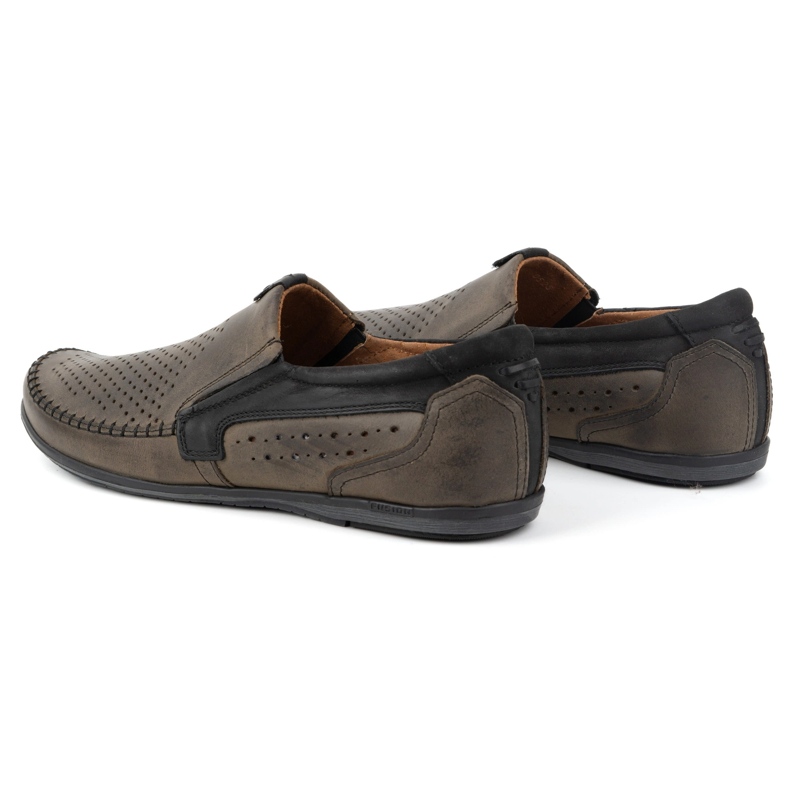 Olivier Mocasini bărbați din piele ajurata 0525 olive verde 3 Olivier Mocasini bărbați din piele ajurata 0525 olive verde 3