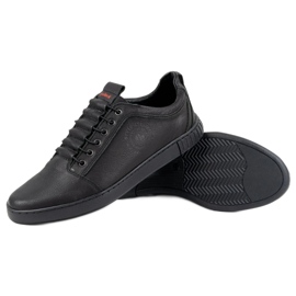 Polbut Pantofi casual barbati din piele 2121/2 negru 8