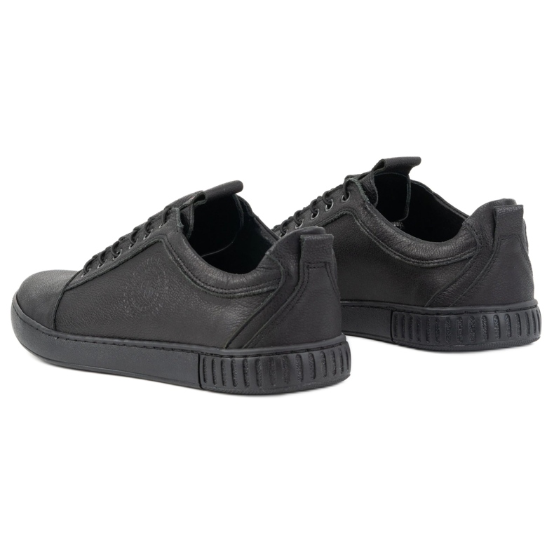 Polbut Pantofi casual barbati din piele 2121/2 negru 9