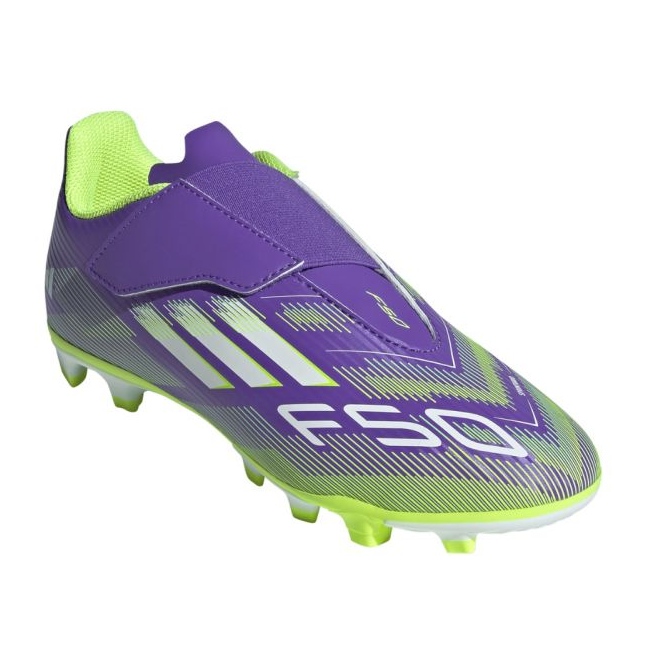 Adidas F50 Club H&amp;L FG/MG JR JI0036 Pantofi de fotbal violet 2