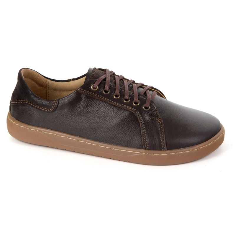 Olivier AURA: Pantofi de piele minimalist pentru femei maronii, adidași desculți cu picătură zero 2 Olivier AURA: Pantofi de piele minimalist pentru femei maronii, adidași desculți cu picătură zero 2