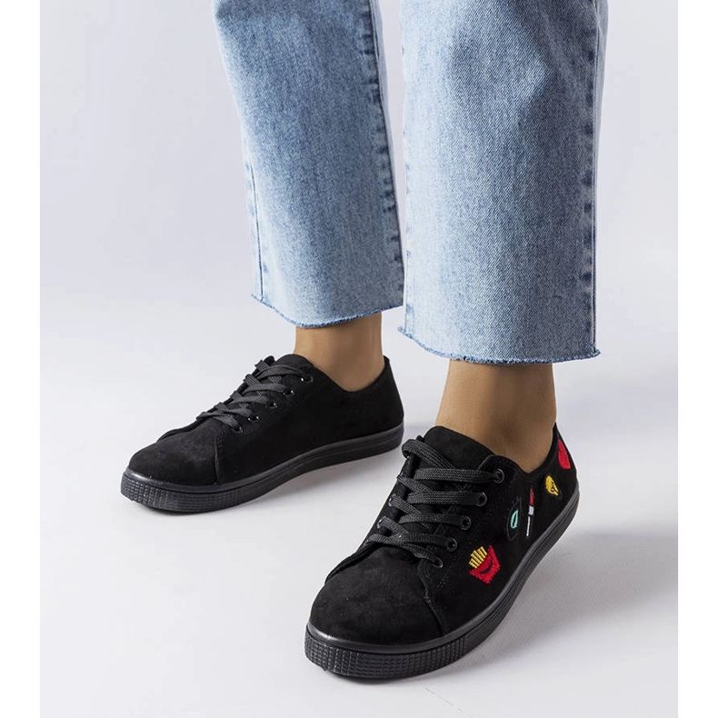 Adidași negri Kailey negru 1