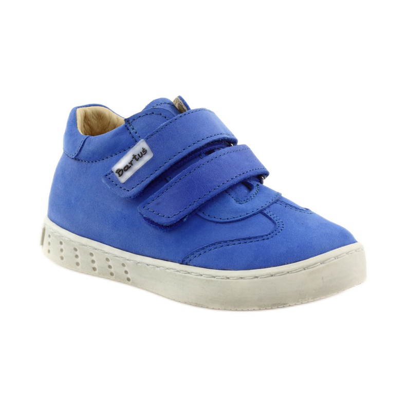 Pantofi băieți cu Velcro Bartuś albastru 1 Pantofi băieți cu Velcro Bartuś albastru 1
