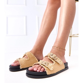 Flip -flip -flops cu catarame de samele maro 1