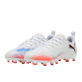 Puma Future 8 Play FG/Ag Jr 108622 01 Pantofi de fotbal alb 1