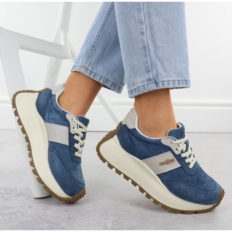 Pantofi Filippo pe o platformă groasă în DP6785 PAW637B 2