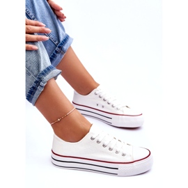 Pantofi clasici cu platformă joasă Jazlyn alb 4 Pantofi clasici cu platformă joasă Jazlyn alb 4