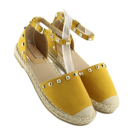 Espadrile galbene 99-26 galbene cu crampoane 2