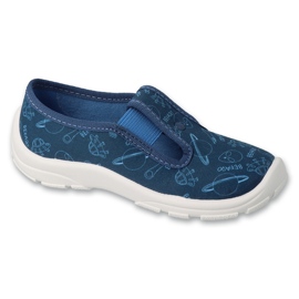 Papuci slip-on copii Befado 975Y190 bleumarin albastru 1