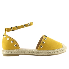Espadrile galbene 99-26 galbene cu crampoane 1