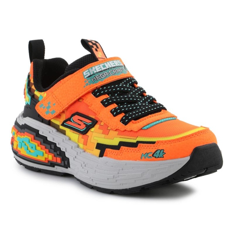 Skechers Mega-Craft 4K Jr 402160L-ORBK Pantofi portocale 1