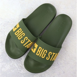 FLIP -FLOPS POLOPS PĂLĂRI GREEN Big Star SS174360 verde 2