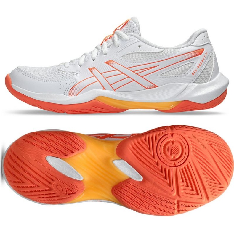 Asics Gel-Rocket 12 Pantofi de volei în 1072a119 100 alb 1