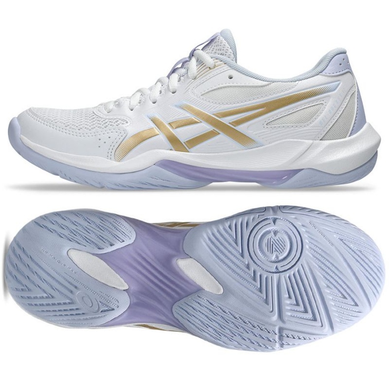 Asics Gel-Rocket 12 Pantofi de volei în 1072a119 102 alb 1