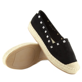 Espadrile negre dama 99-17 negre negru 2