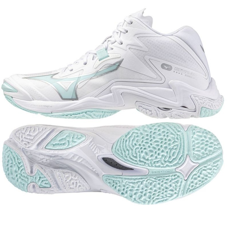 Mizuno Wave Lighting Z8 Mid Pantofi în V1GC240545 alb 1