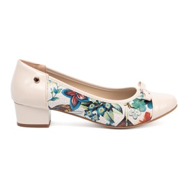 Goodin Pompe de femei cu un model exotic multicolor 2