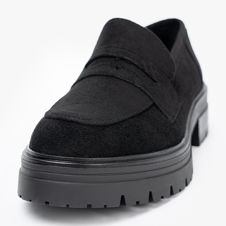 Diamantique Pantofi eleganți pentru femei pe platformă negru 1