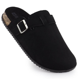 Big Star Suede Flip Flops în SS274736 Int2156a negru 4