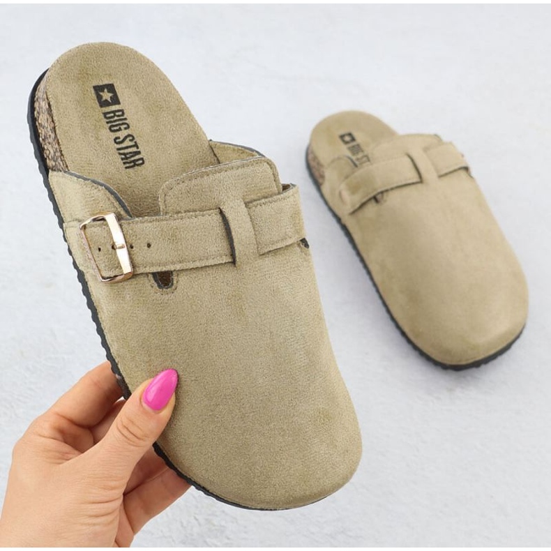 Big Star Suede Flip Flops în SS274738 INT2156B 1