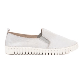 Goodin Adidaje de alunecare gri deschis cu inserții flexibile 1