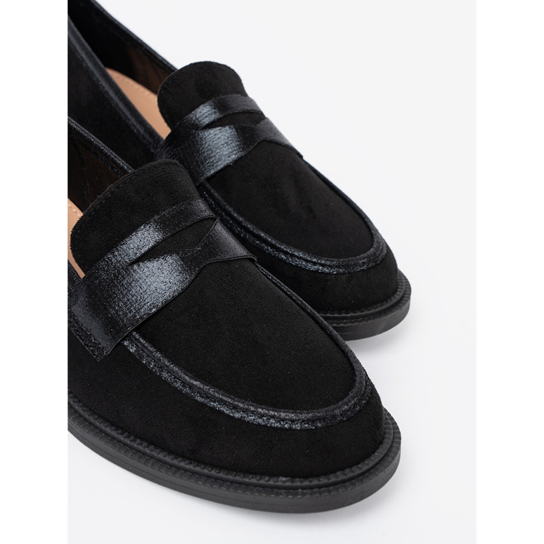 Shelvt Black Suede Leays negru 1