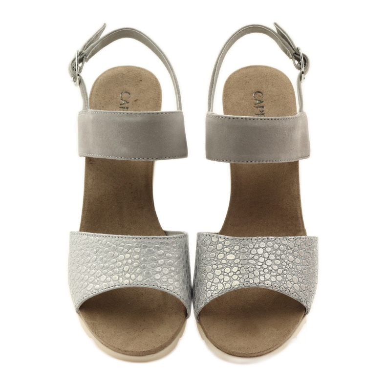 Sandale Caprice pantofi dama 28701 gri 4