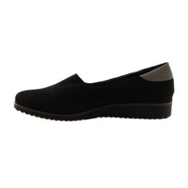M.Daszyński Pantofi de damă din lycra Daszyński 1625 negru 2